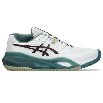 ASICS GEL-RESOLUTION X CLAY - White/Dark Aubergine